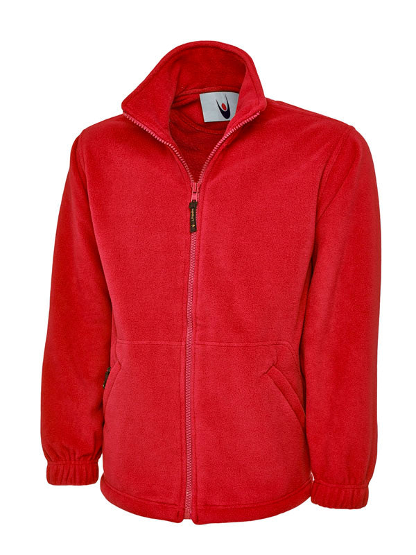 Uneek UC604 Classic Men Fleece Jacket Red
