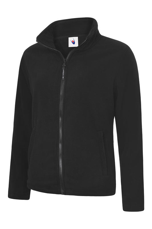 Uneek UC608 Ladies Classic Full Zip Fleece Jacket Black