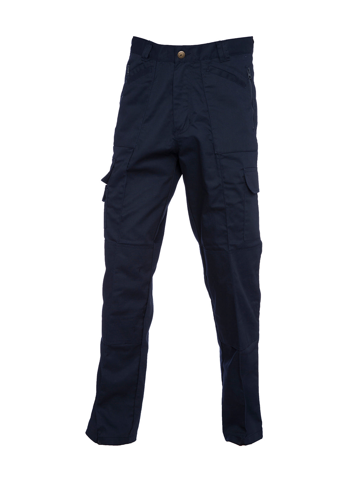 Uneek UC903 Men Action Trousers Knee Pad Pockets Polycotton Navy