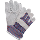 Ultimate Industrial USTRA Chrome Leather Cotton Back Work Rigger Gloves
