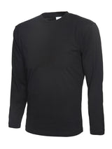 Uneek UC314 Cotton Mens Long Sleeve Crew Neck Classic T-Shirt