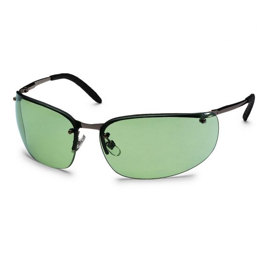 Uvex 9159.116 Winner Safety Glasses Metal Frame Polycarbonate Green Lens