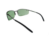 Uvex 9159.116 Winner Safety Glasses Metal Frame Polycarbonate Green Lens