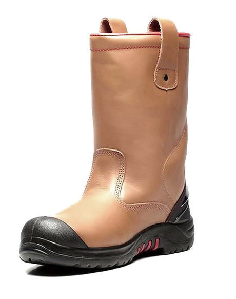 V12 VR690 Grizzly Men Safety Rigger Boots Fleece Lined