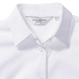 Russell Collection 947F Short Sleeve White Ladies Fitted Shirt