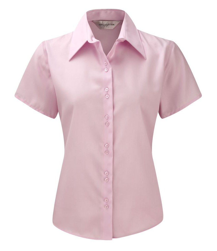Russell Collection 957F Ultimate Short Sleeve Ladies Shirt, Size - 16