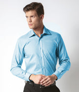 Kustom Kit KK104 Long Sleeve Light Blue Men Business Shirt