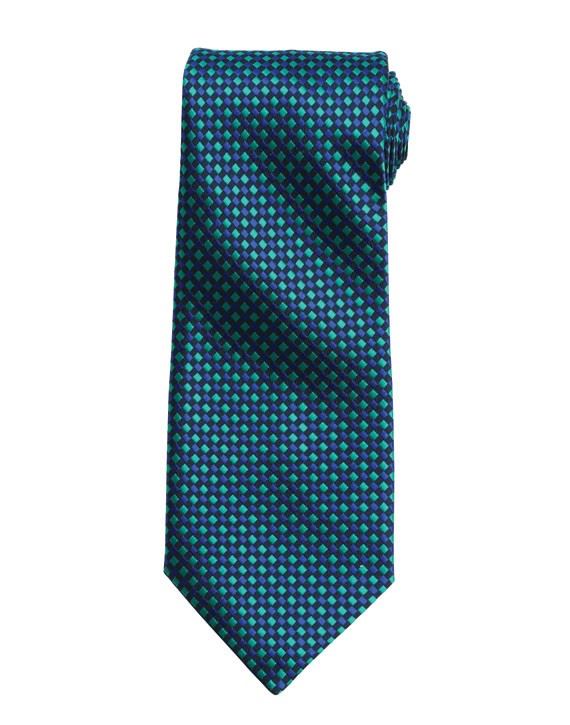 Premier PR721 Dice Check Ties Royal Blue/Green