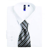 Premier PR766 Men Candy Stripe Tie Black/Grey