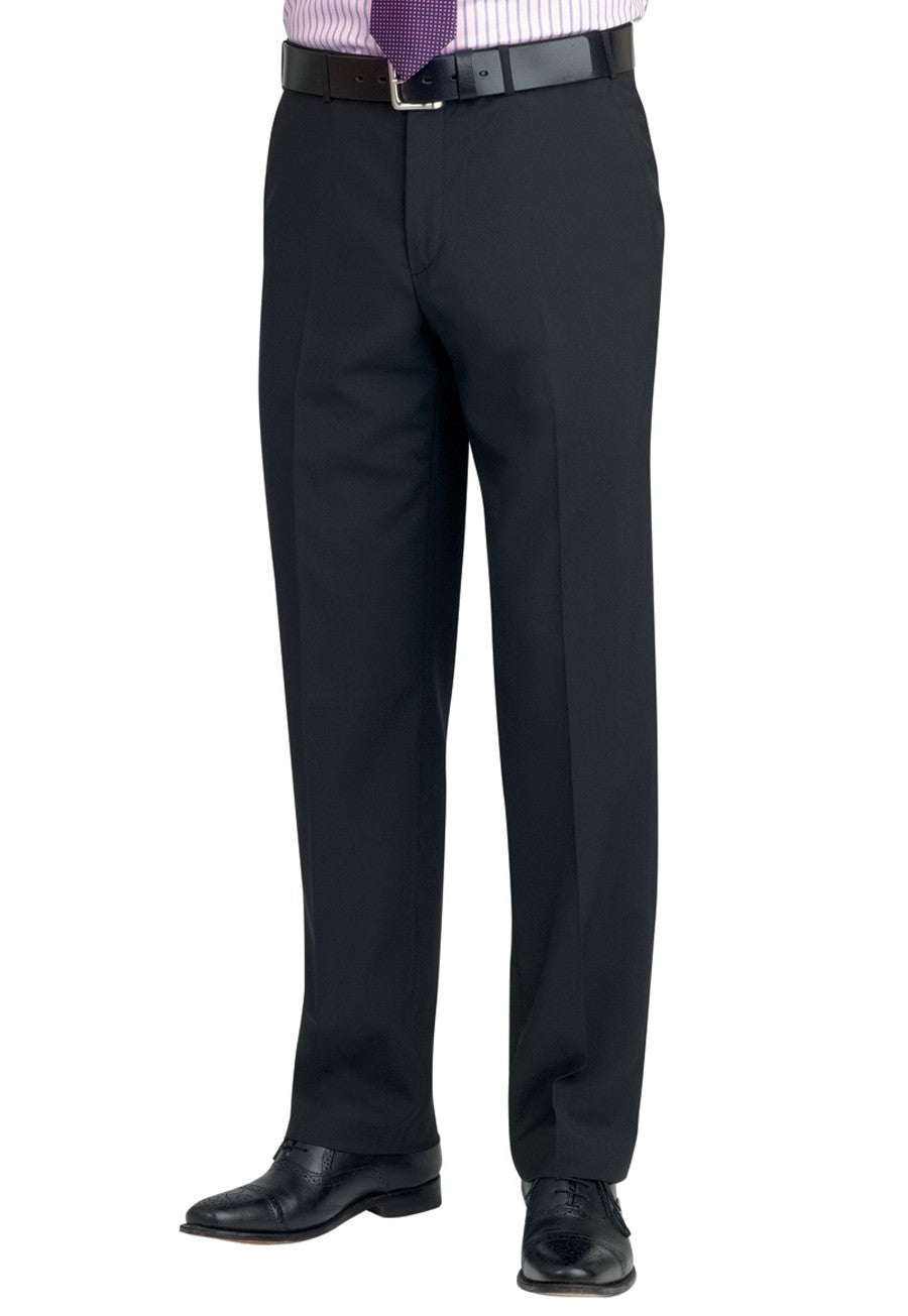 Brook Taverner 8431 Giglio Men Flat Front Trousers, Size - 36"