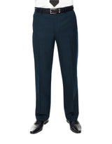 ClubClass Austin Men PolyWool Navy Formal Trousers