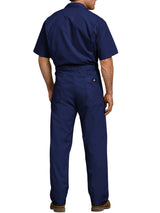 Dickies WD3399 Men Short Sleeve Coverall Polycotton Navy Size 52