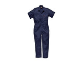 Dickies WD3399 Men Short Sleeve Coverall Polycotton Navy Size 36