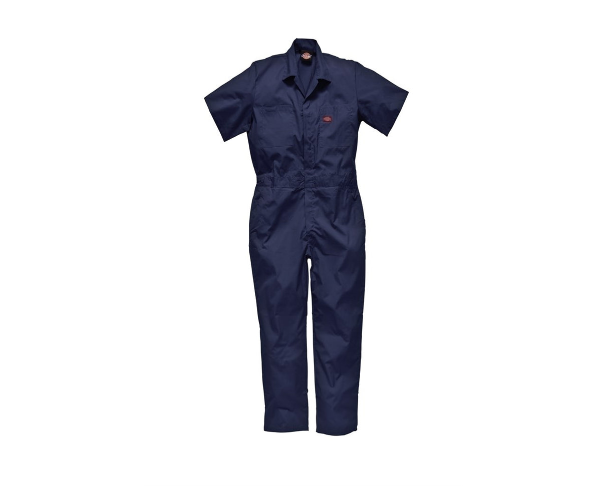 Dickies WD3399 Men Short Sleeve Coverall Polycotton Navy Size 52