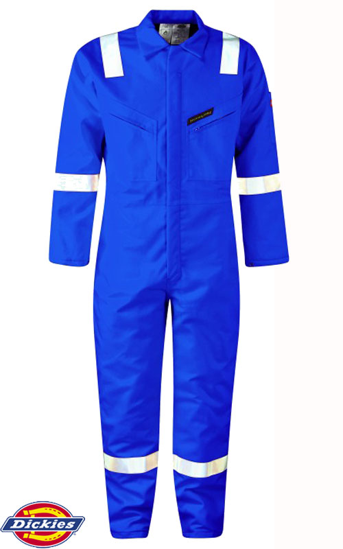 Dickies Firechief Wd5025 Pyrovatex Hi Vis Flame Retardant Coverall