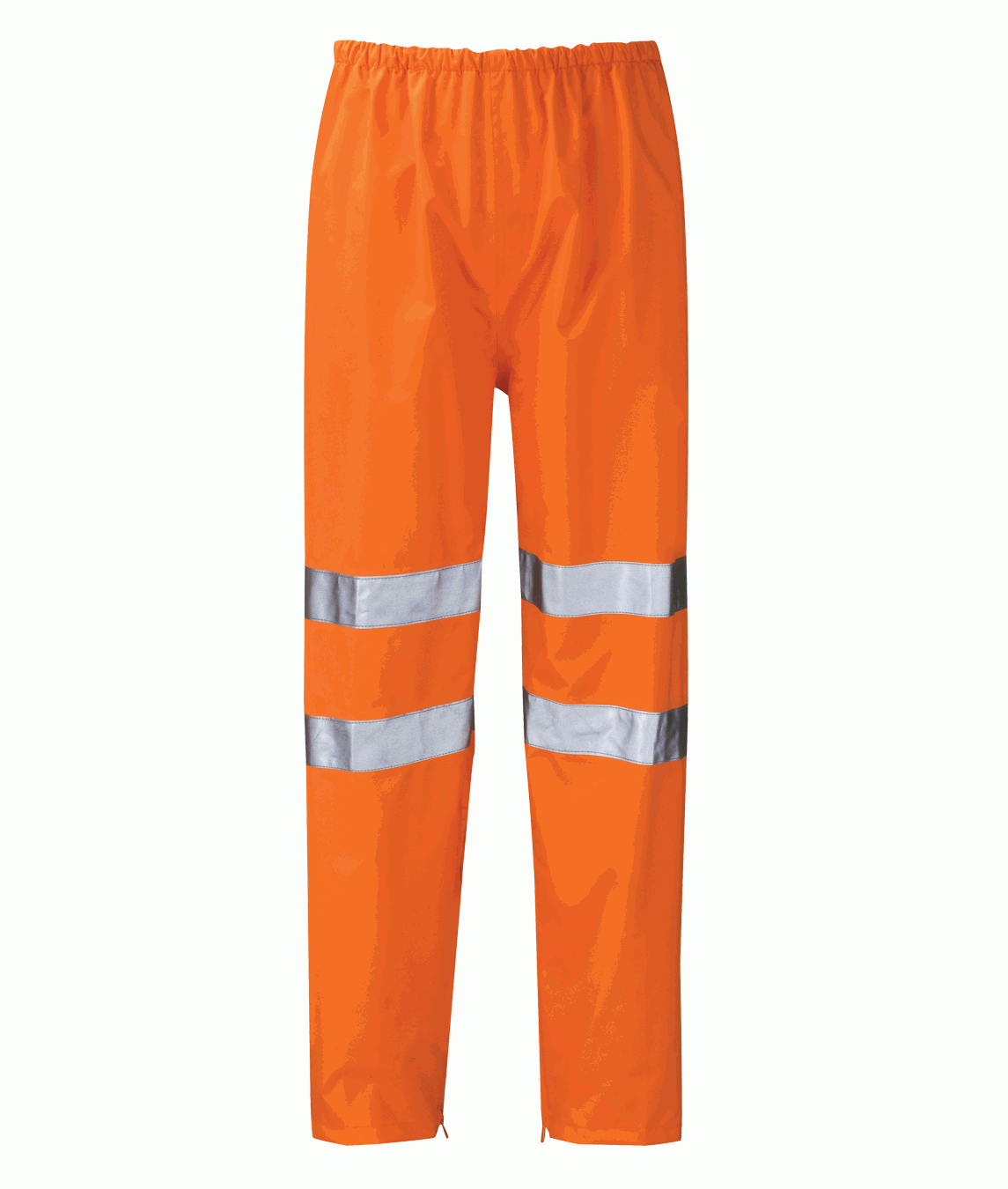 Orbit Hydra HVTR01 Warrior Waterproof Hi Vis Reflective PU Coating Mens Orange Rain Over Trousers