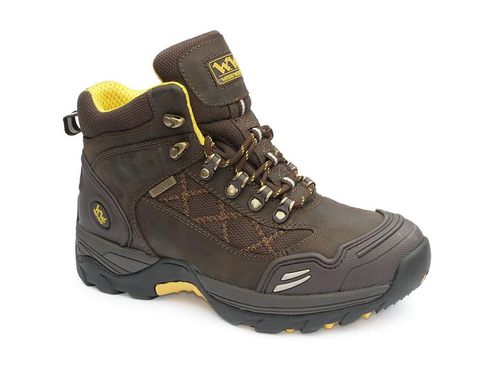 Woodworld WW10Hi-P Waterproof Steel Toe Cap Brown Leather Safety Boot