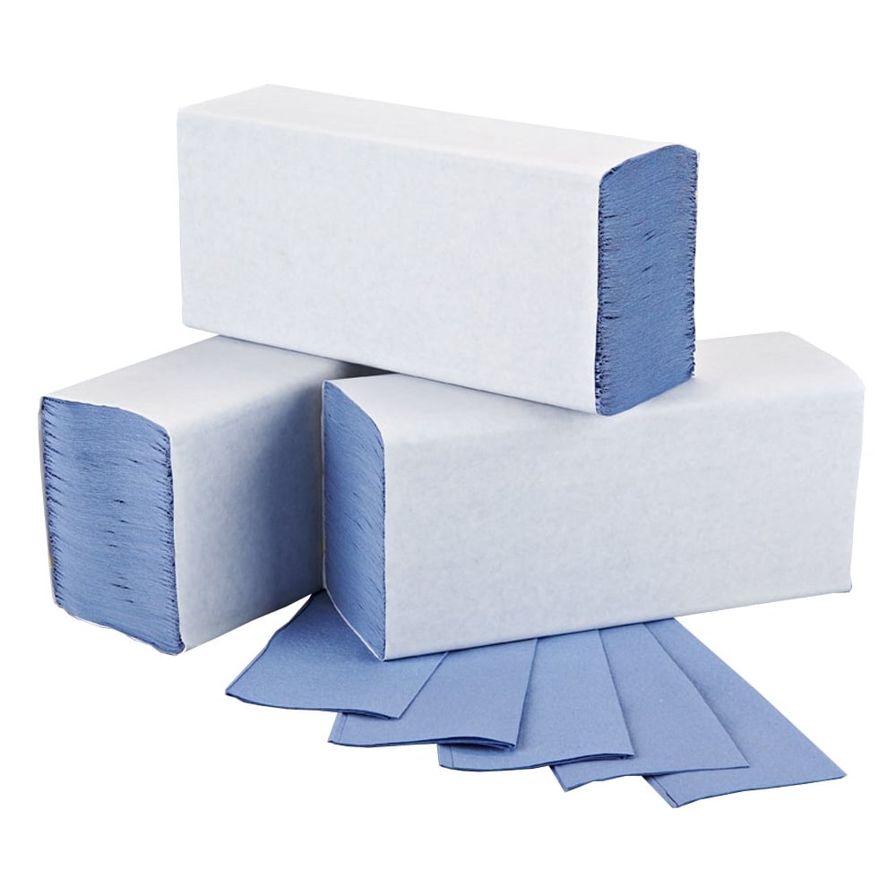 Dawn ZFB1 Dispenser Refill Z Fold Hand Paper Towels Blue