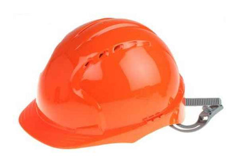 JSP EVO2 AJE030-000-800 Vented HDPE Shell Head Protection Safety Helmet Orange