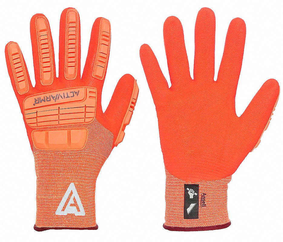 Ansell 97-120 ActivArmr Safety Gloves Nitrile Impact Protection Size 11