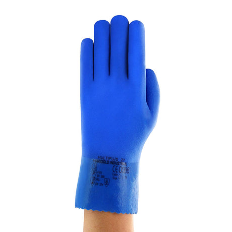 Ansell MultiPlus 27 PVC Safety Gloves Chemical & Liquid Protection