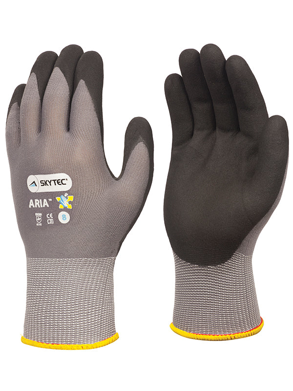 Skytec SKY49 Aria Work Gloves Nitrile Foam Coated General Handling