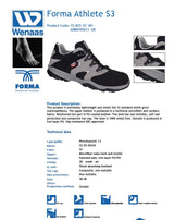 Wenaas Forma Athlete Metal-Free Safety Trainer Safety Midsole & Toe Cap