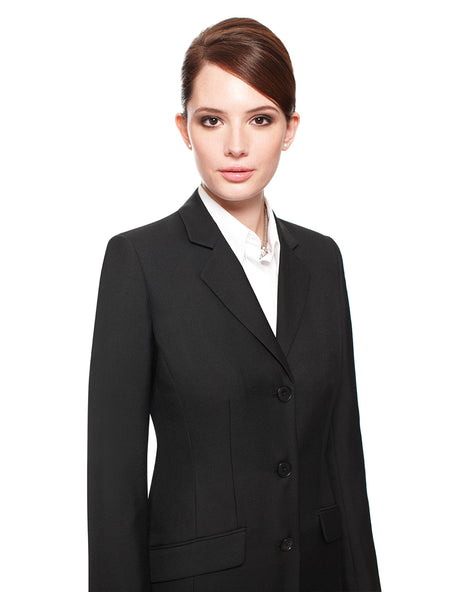 ClubClass Endurance Collection Bankside Ladies Three Buttons Jacket Black