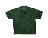Dickies SH21220 Men Work Polo Shirt Polycotton Short Sleeve Bottle Green