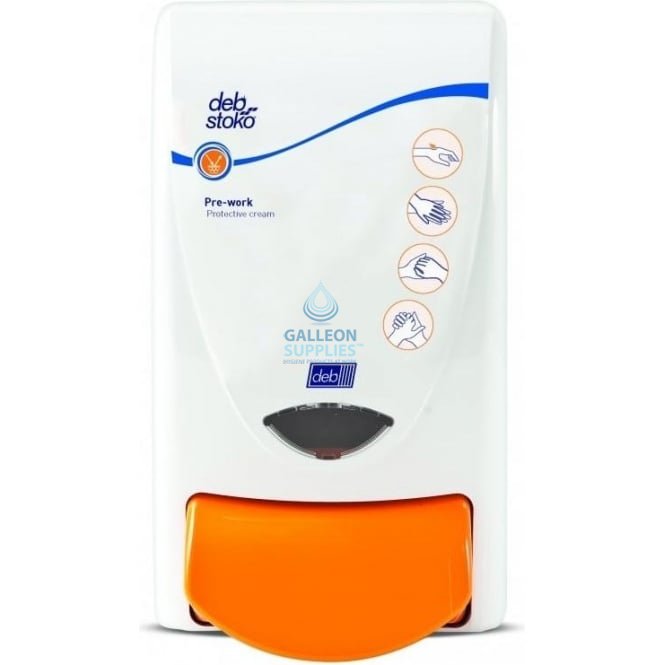 Deb Stoko White Sun Protect Cream Dispenser 1L