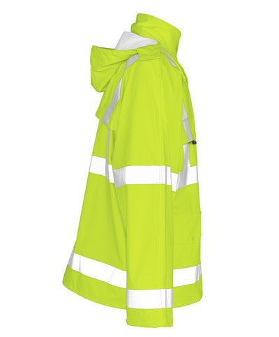 Mascot 50101-814 Feldbach Hi Vis Waterproof Yellow Rain Jacket, Size - XL