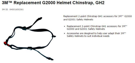 3M PELTOR Replacement G2000 Helmet Chinstrap GH2