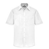 Williams H140 Left Breast Pocket Short Sleeve Classic Shirt White