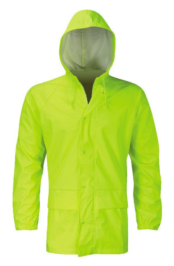 Orbit Oak HFJHV Hi Vis Waterproof Hydra-Flex Breathable Unlined Raincoat Work Jacket