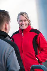 Sioen 446Z Kailas Ladies Fleece Jacket Red/Black, Size - Small