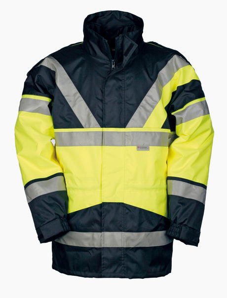 Sioen Skollfield 209A Hi Vis Waterproof 2 In 1 Jacket and Bodywarmer Work Parka