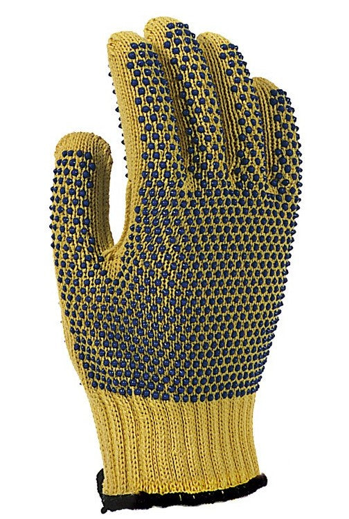 Ansell 70-335 Neptune Safety Gloves  Kevlar Cut 4 Resistant PVC Dots Extra Grip