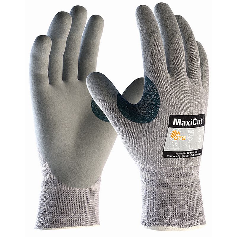 ATG 34-470 MaxiCut-Dry Cut-5 Nitrile Cut Resistant Work Gloves