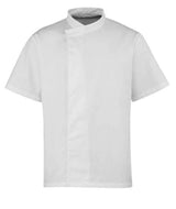 Premier PR668 Short Sleeve White Pull-On Chef Tunic, Size - M