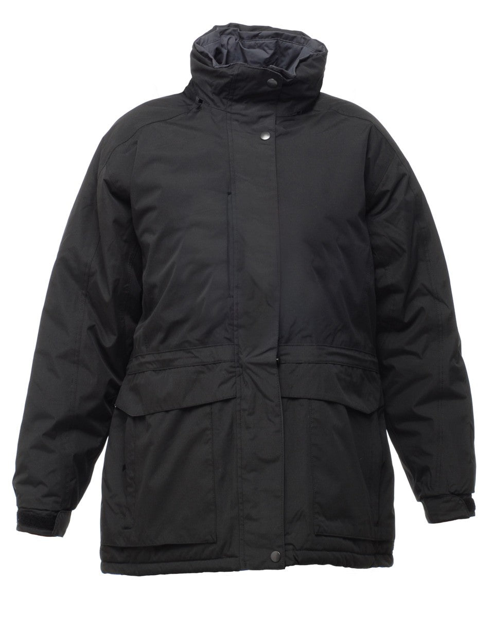 Regatta TRA354 Darby 2 Men Rain Parka Thermal Insulated Waterproof Jacket Black Size L