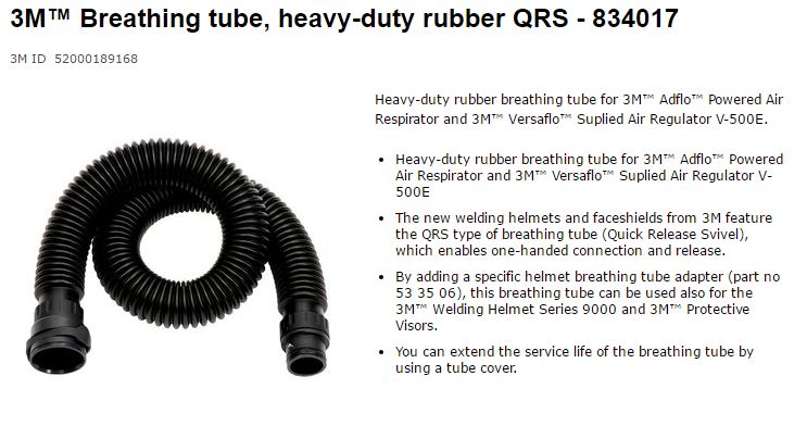 3M QRS Breath Tube Cover (singles)