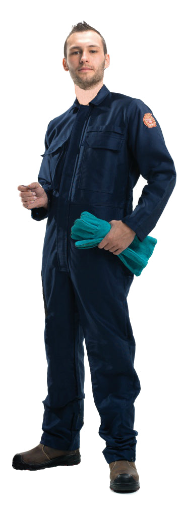 Roots  RO13060LW Flamebuster Flame Retardant Boiler Suit 33" Leg Navy