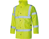 Dickies SA22045 Hi Vis Waterproof Lined Jacket - Yellow