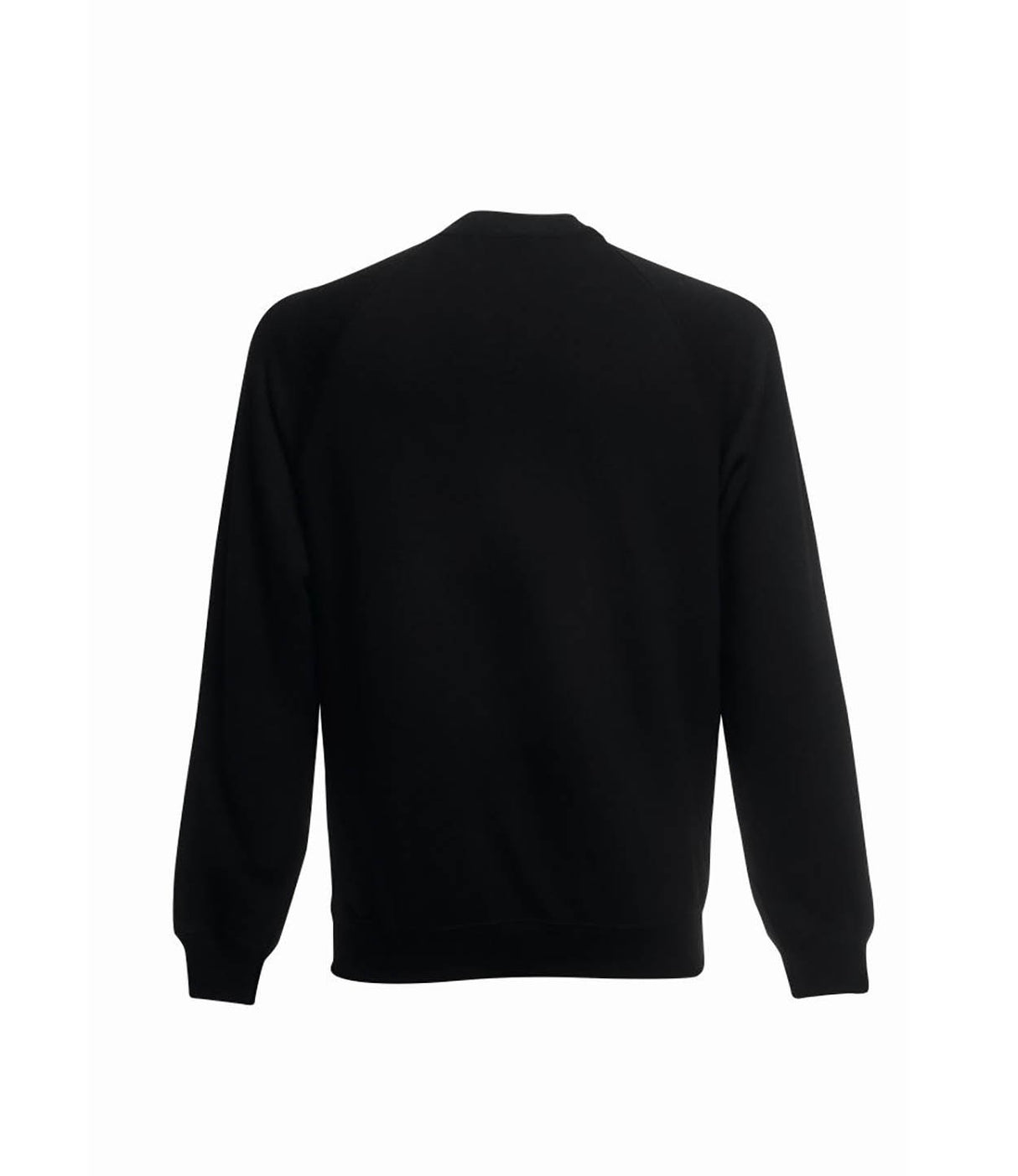 Fruit of the Loom SS8 Men Sweatshirt Reglan Sleeve Black