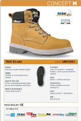 Upower Taxi Honey Composite Toe Cap S3 SRC Safety Boot