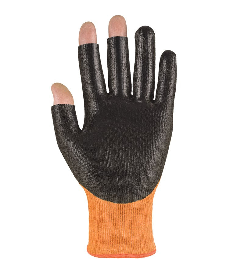 TraffiGlove TG3020 3 Digit Gloves Level 3 Cut Resistant PU Coating Size 9