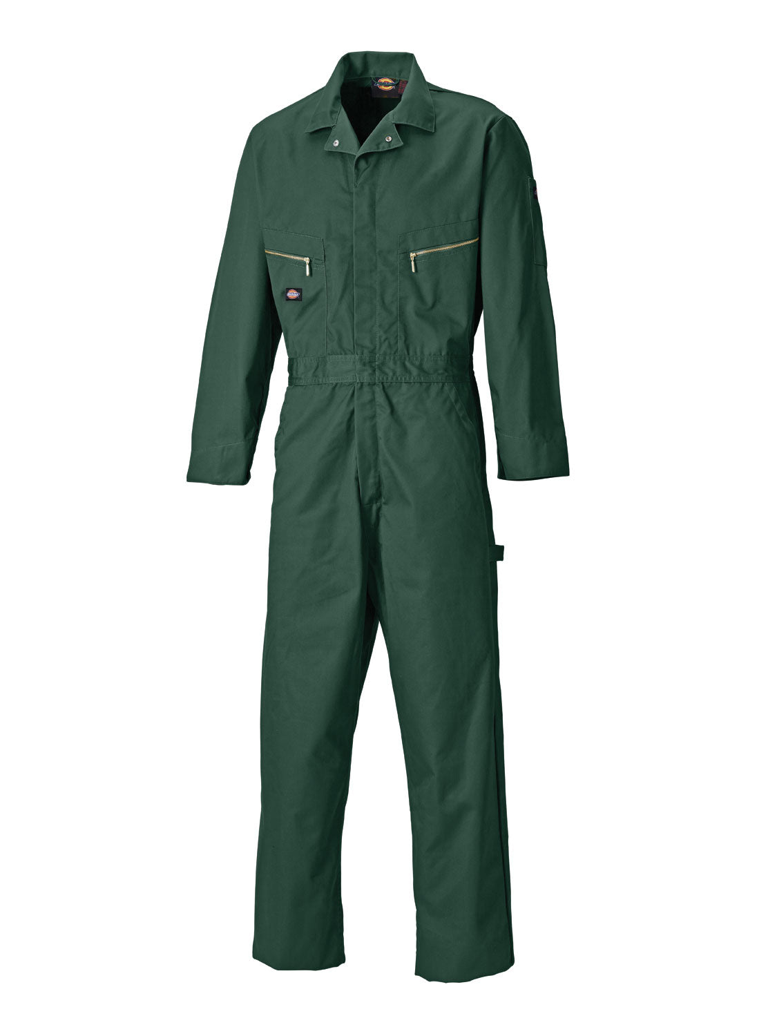 Dickies WD4879 Men Deluxe Overall Polycotton Coverall Green, Size - 38"