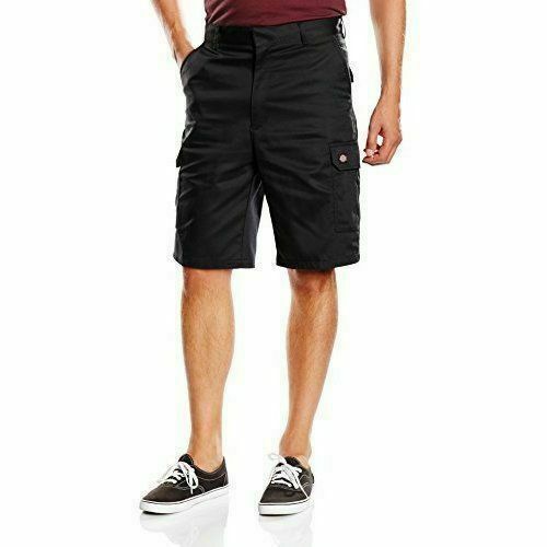 Dickies WD834 Redhawk Men Cargo Shorts Black North Sea Workwear